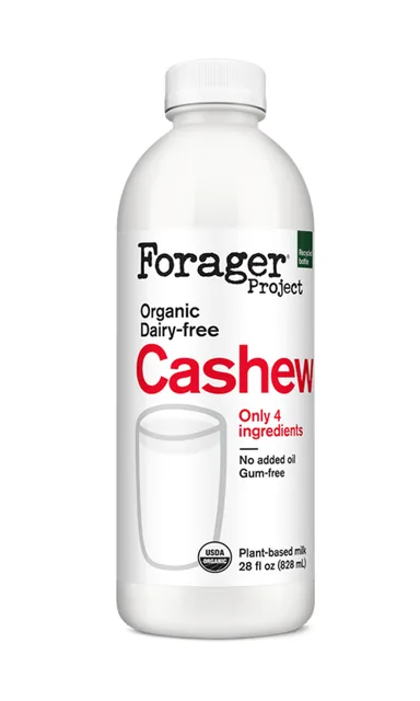Forager Project Organic Unsweetened Cashewmilk bottle